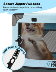 JOYTUTUS car back seat secure crate with straps for stable travel and prevent movement.