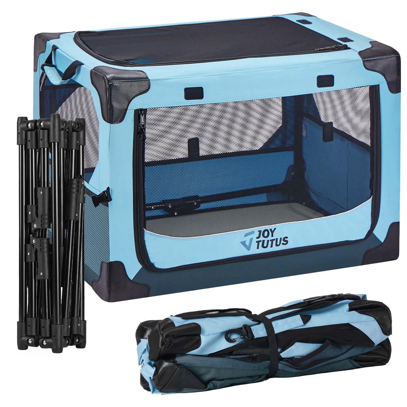 JOYTUTUS pockets store snacks, leashes, and essentials for travel setups.