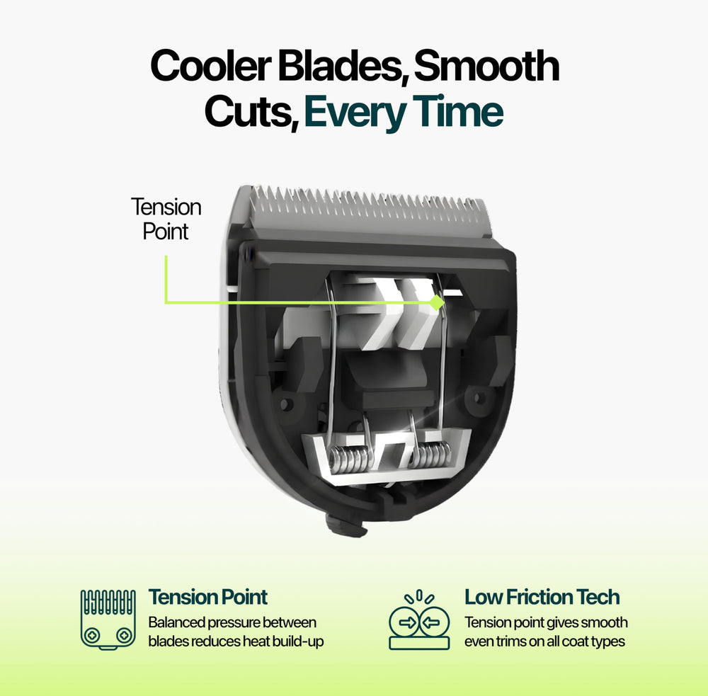 JOYZZE C-Series CMAX non-adjustable blade maintains consistent length.