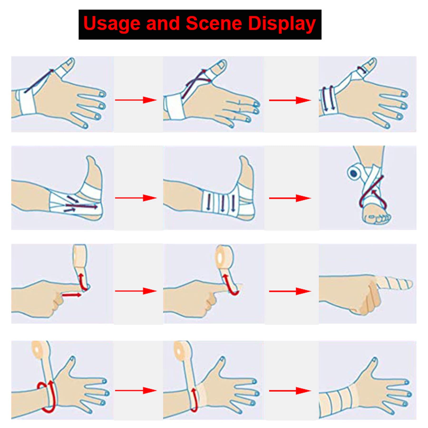 JpGdn tiger print wrap helps distinguish wrapped areas during play.