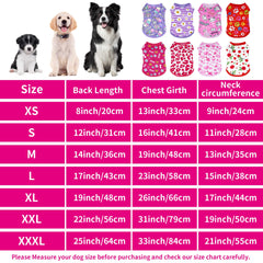 JpGdn pink sleeveless dog shirts, breathable comfort for warm days.