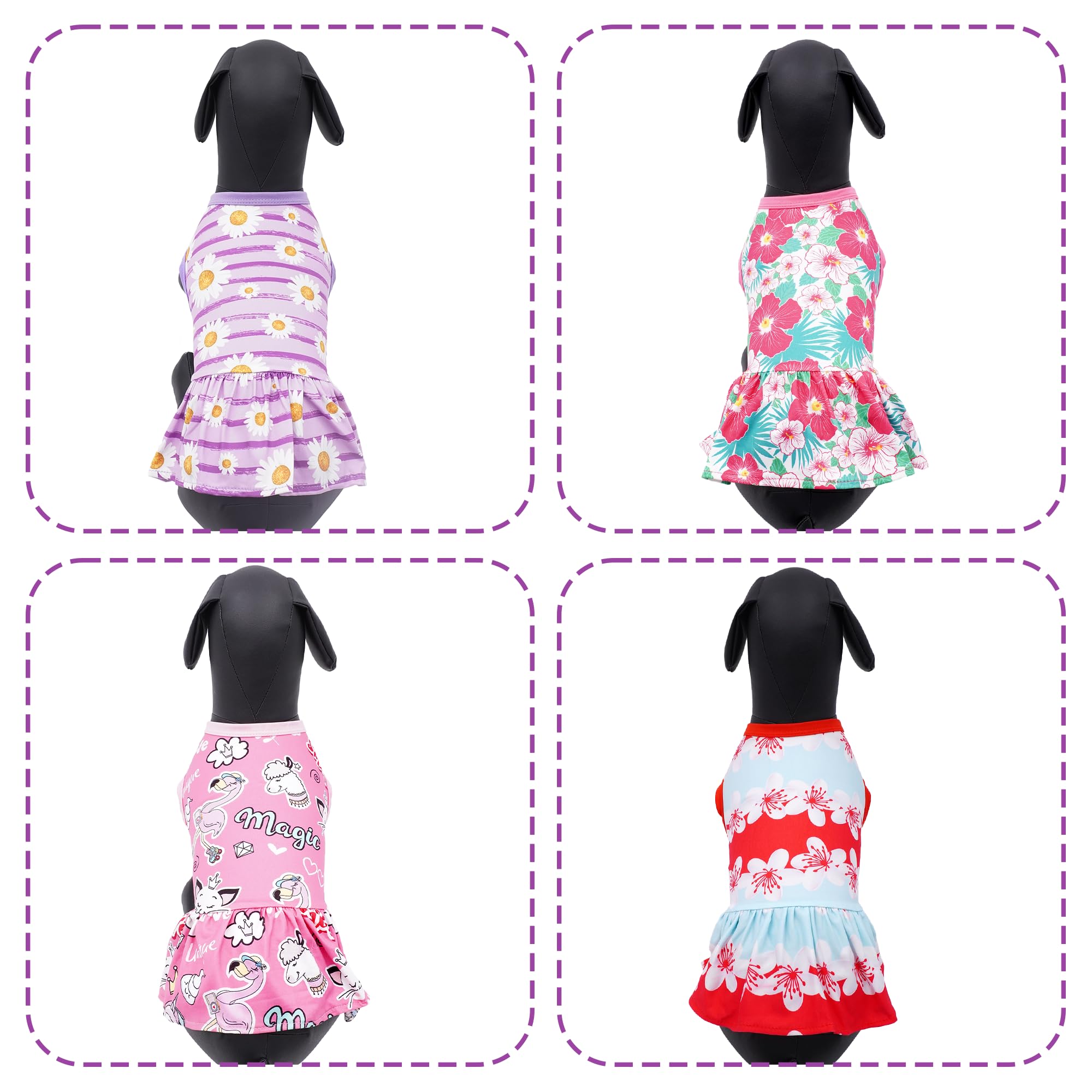 JpGdn stretchable lightweight fabric helps freedom of movement for dogs.