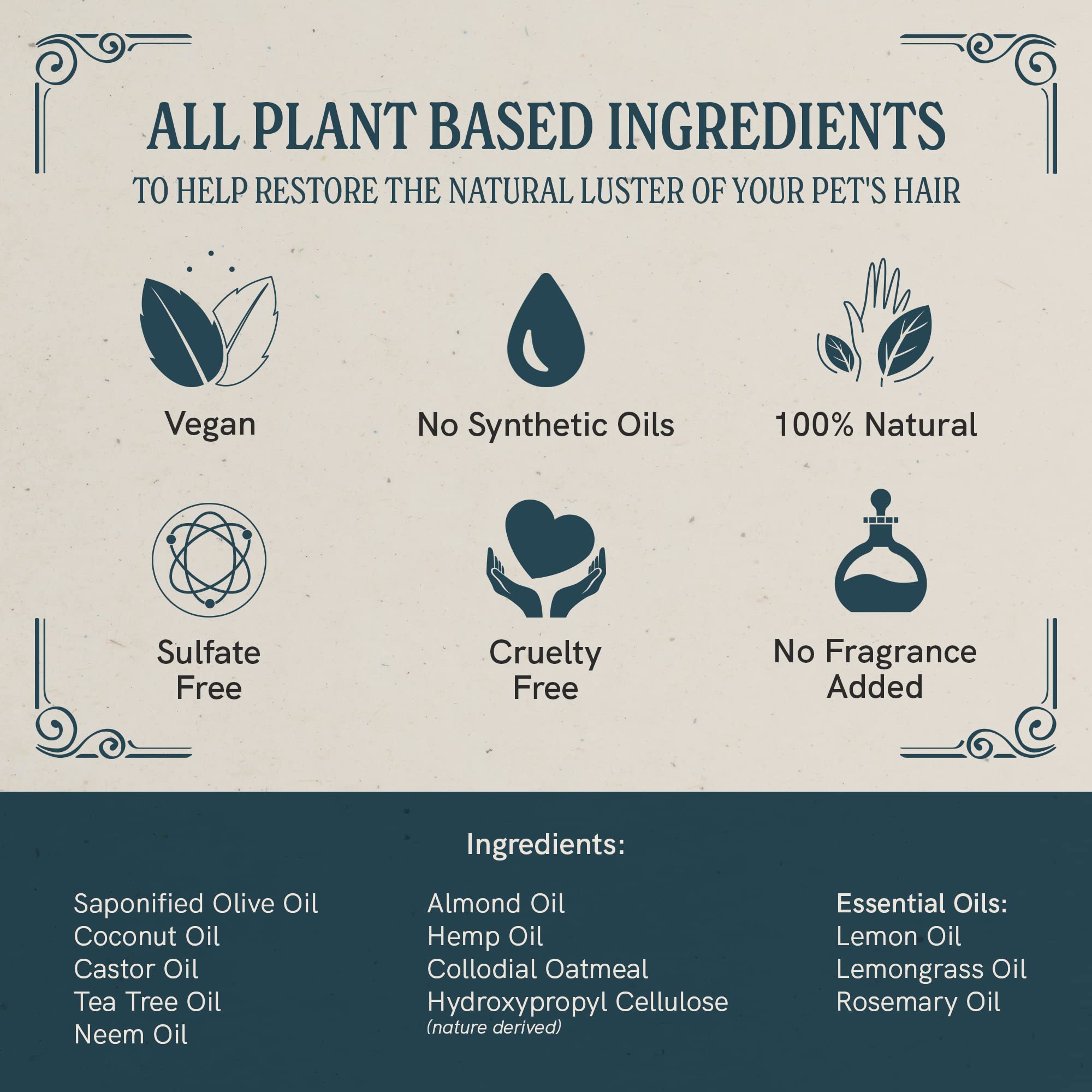 JR Liggett's hypoallergenic tear-free formula logo signals safe bathing for sensitive pets.