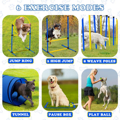 JRUICFDY weave poles boost dexterity and coordination during home workouts.