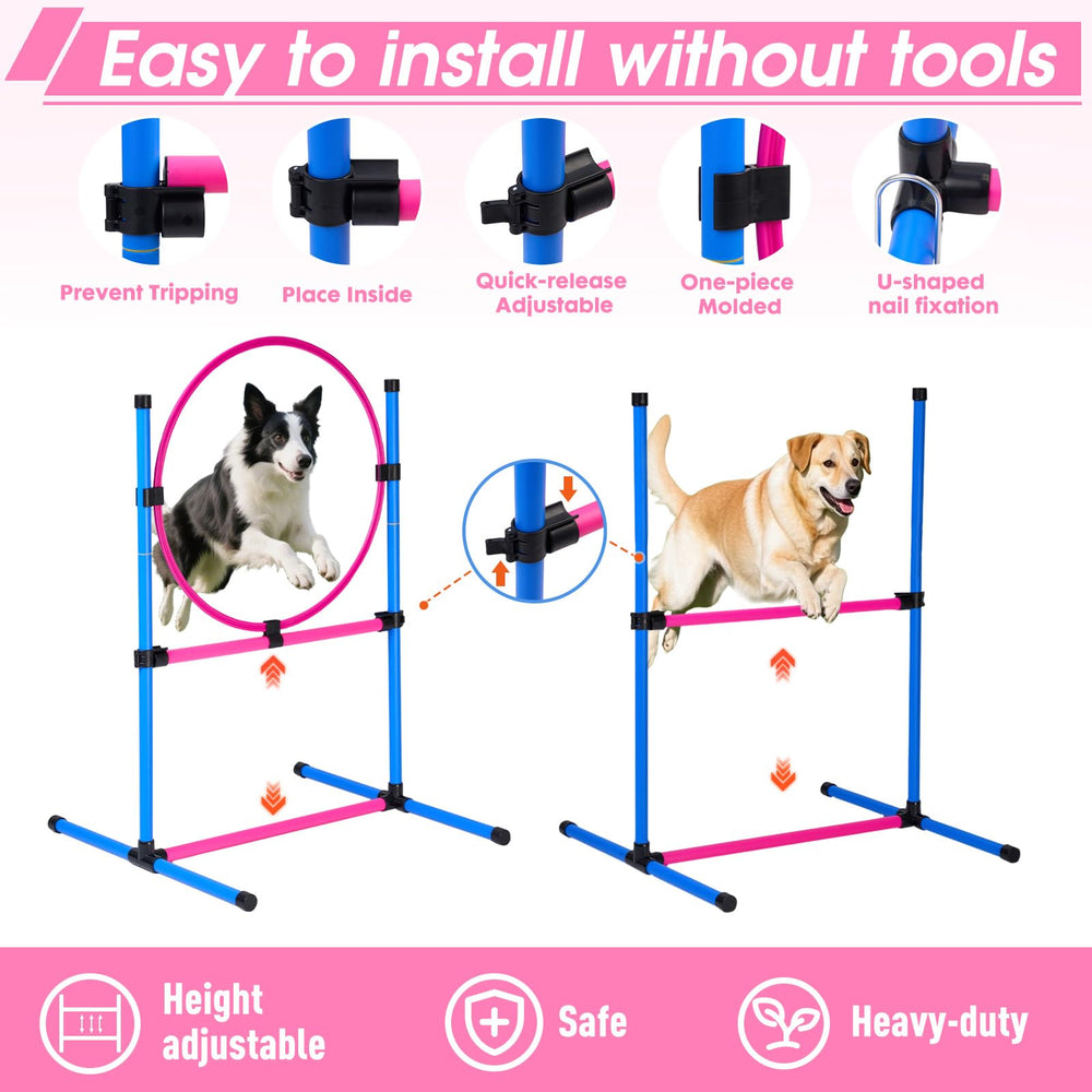 JRUICFDY jump ring adds interactive targets to boost engagement.