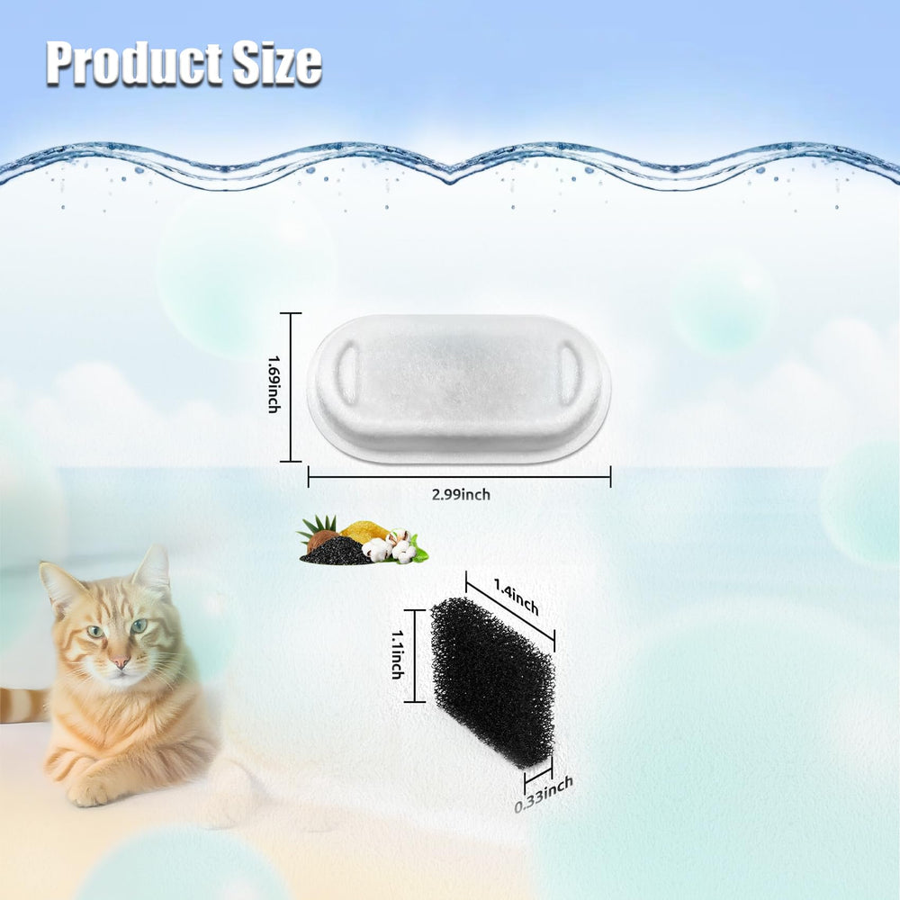 Jsjyuan pre-filter sponges included for debris capture.