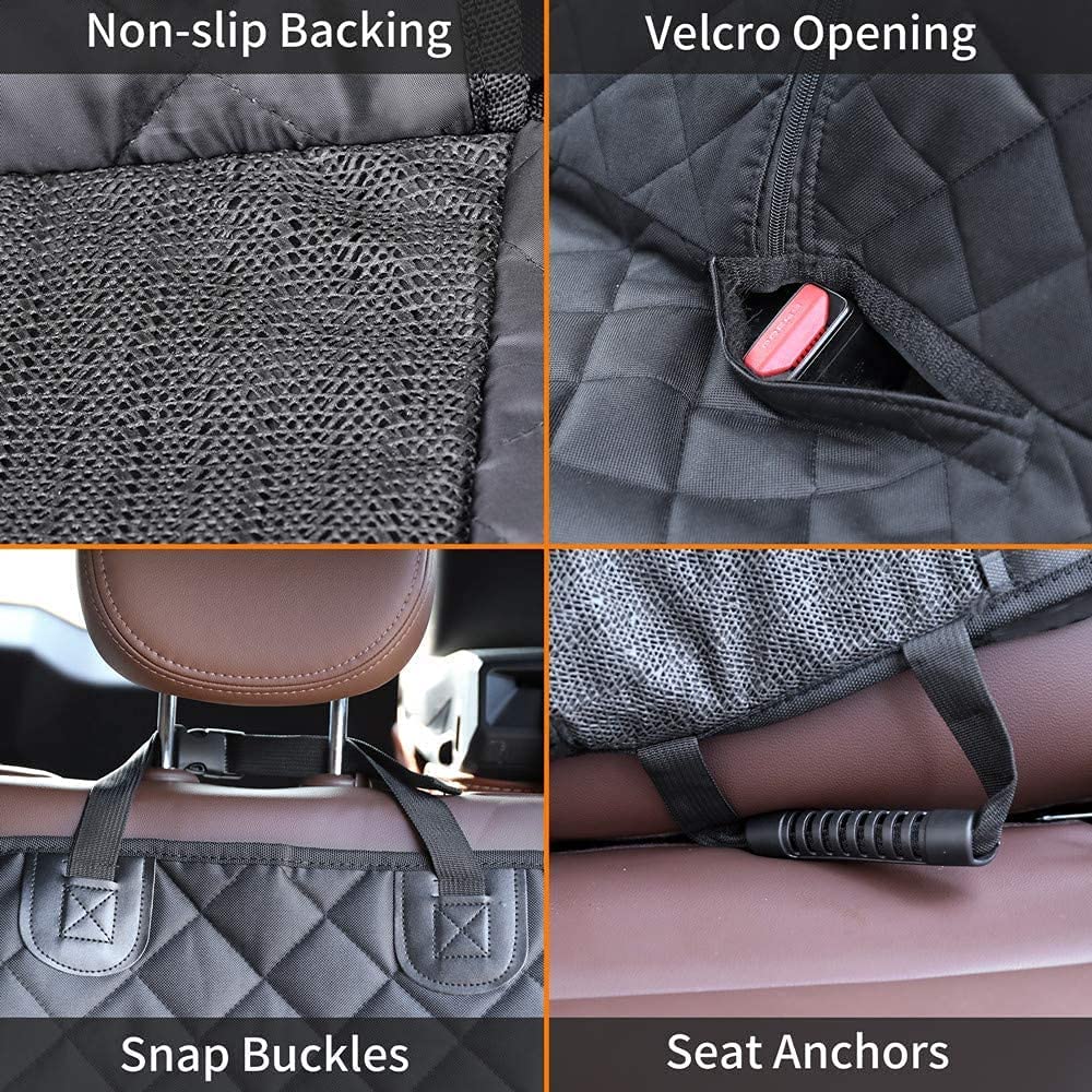 JSTHT Back Seat Protector 52x48 fits most vehicles and guards against fur