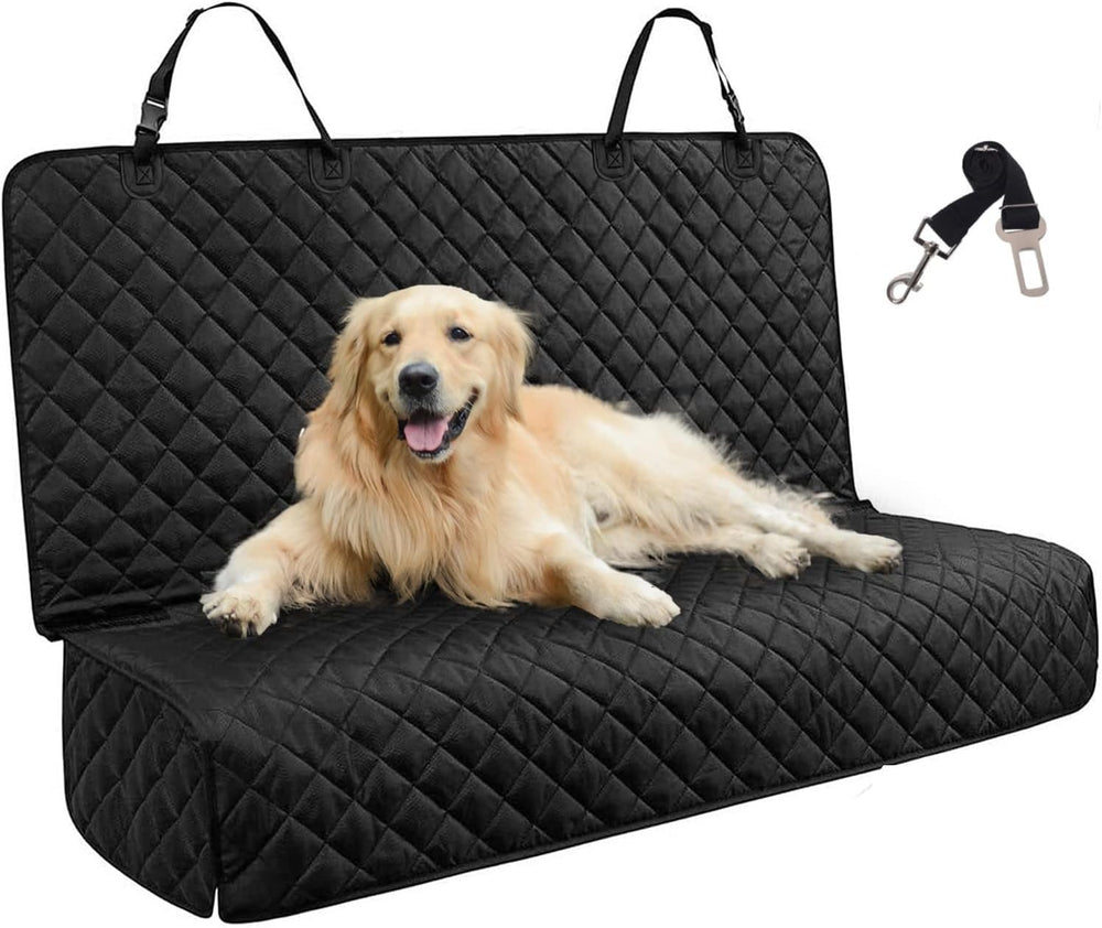 JSTHT Dog Car Seat Cover waterproof back seat protects interior from spills