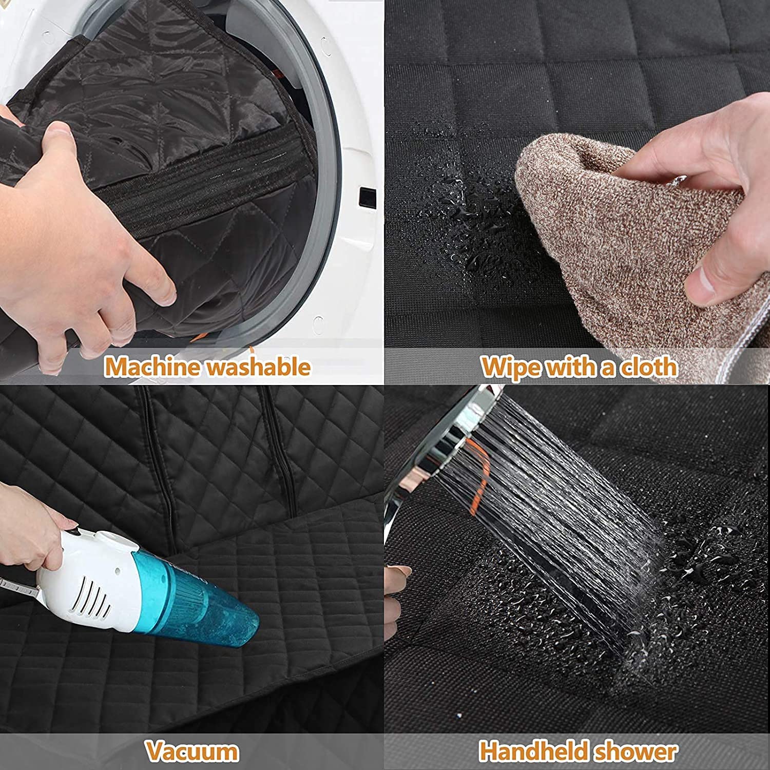 JSTHT Dog Seat Cover protects leather benches from scratches