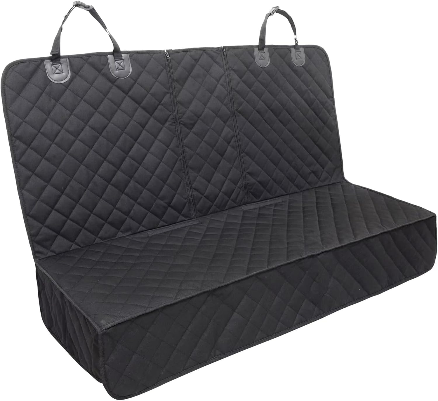 JSTHT dog seat cover waterproof back seat protects upholstery from spills and fur.