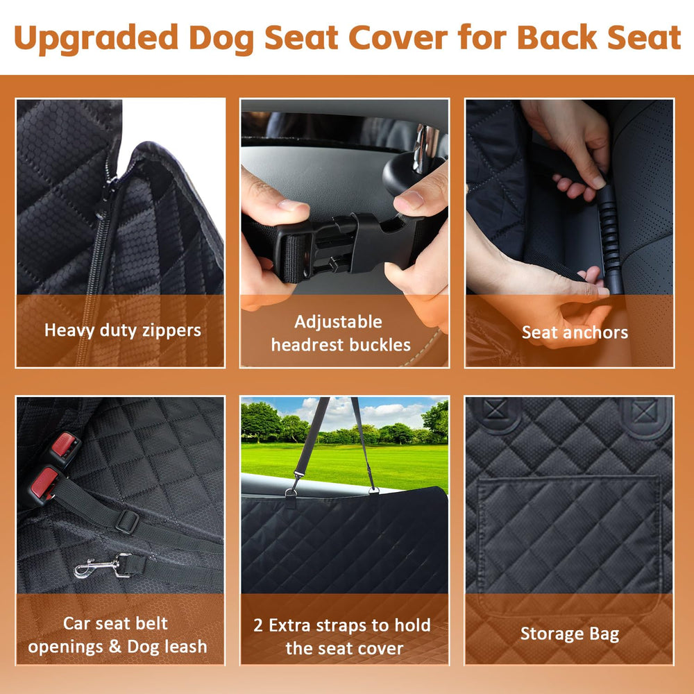 JSTHT non-slip backing keeps the cover in place on smooth seats