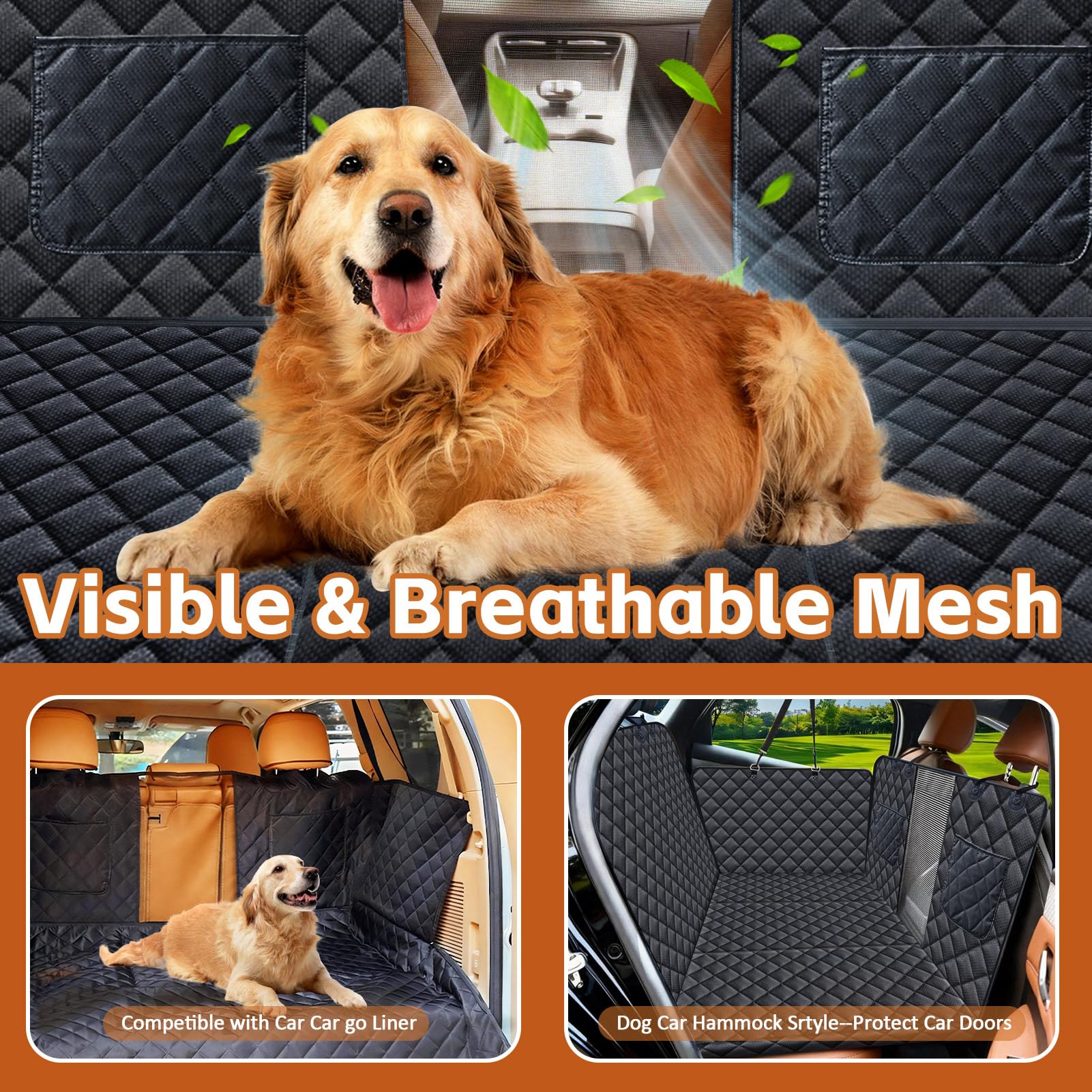 JSTHT storage pockets keep leashes and treats organized during rides