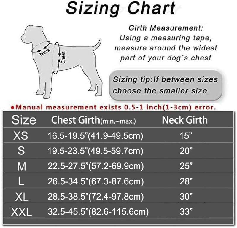 JSXD dog harness adjustable chest strap ensures a secure fit.