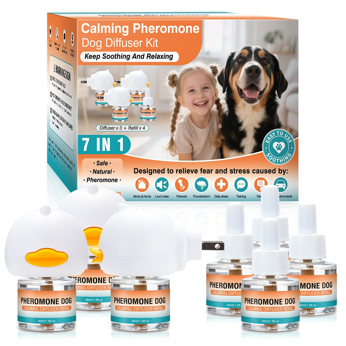 JTEWZX dog calming diffuser setup creating a peaceful space
