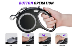 JUBDUG dog leash supports dogs up to 110 lbs for versatile use.