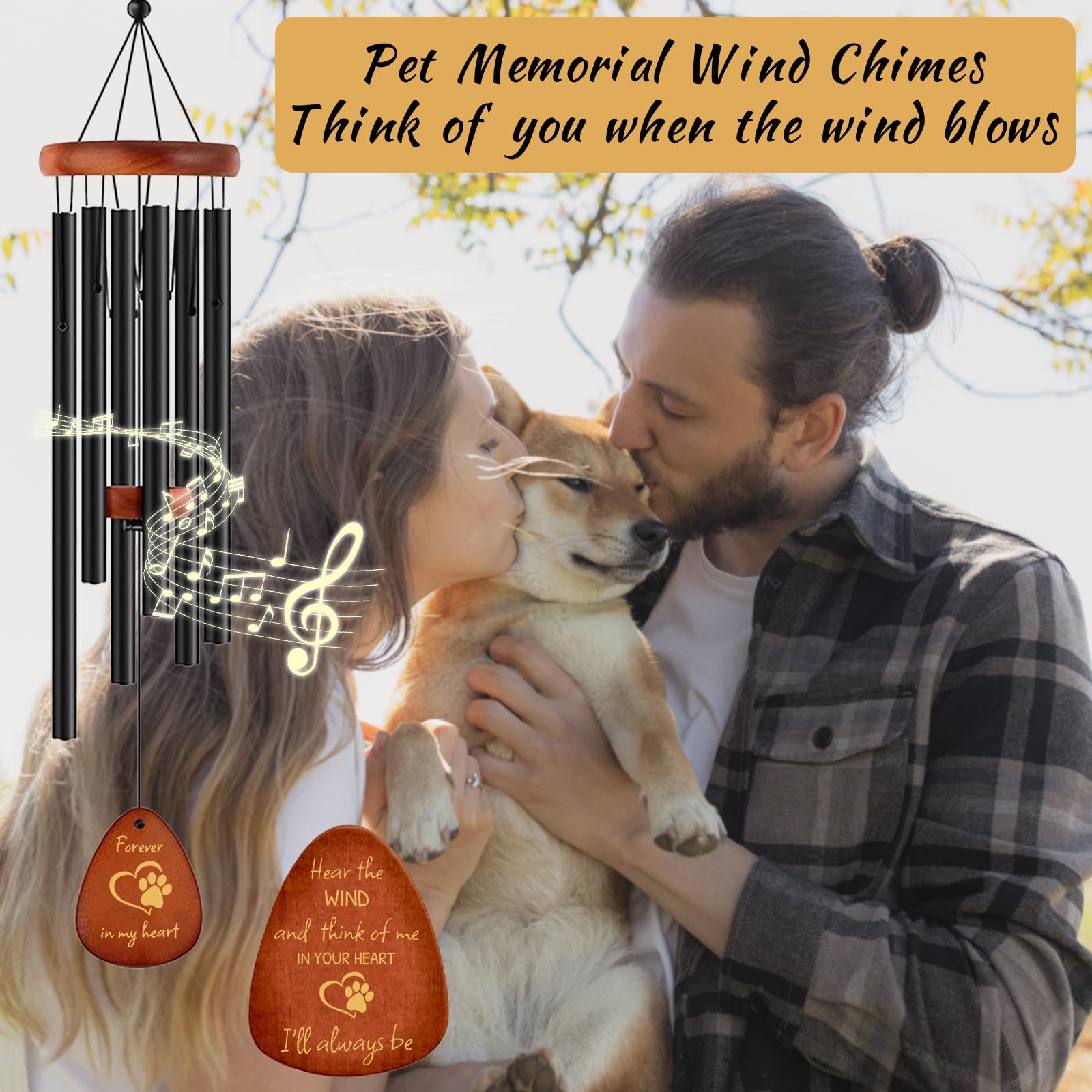 JUBOPE gift box with sympathy card, thoughtful pet loss keepsake for comforting messages