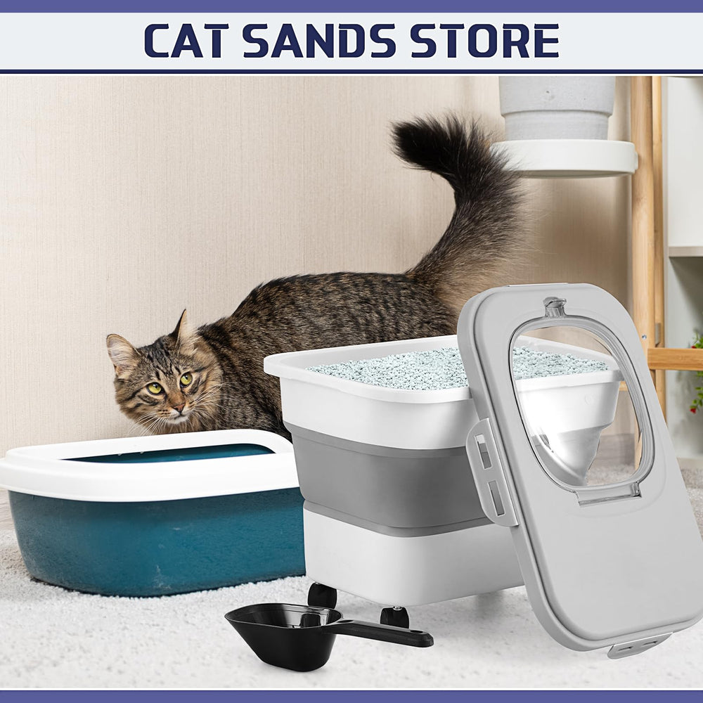Juexica multi-purpose storage for pet food and grains