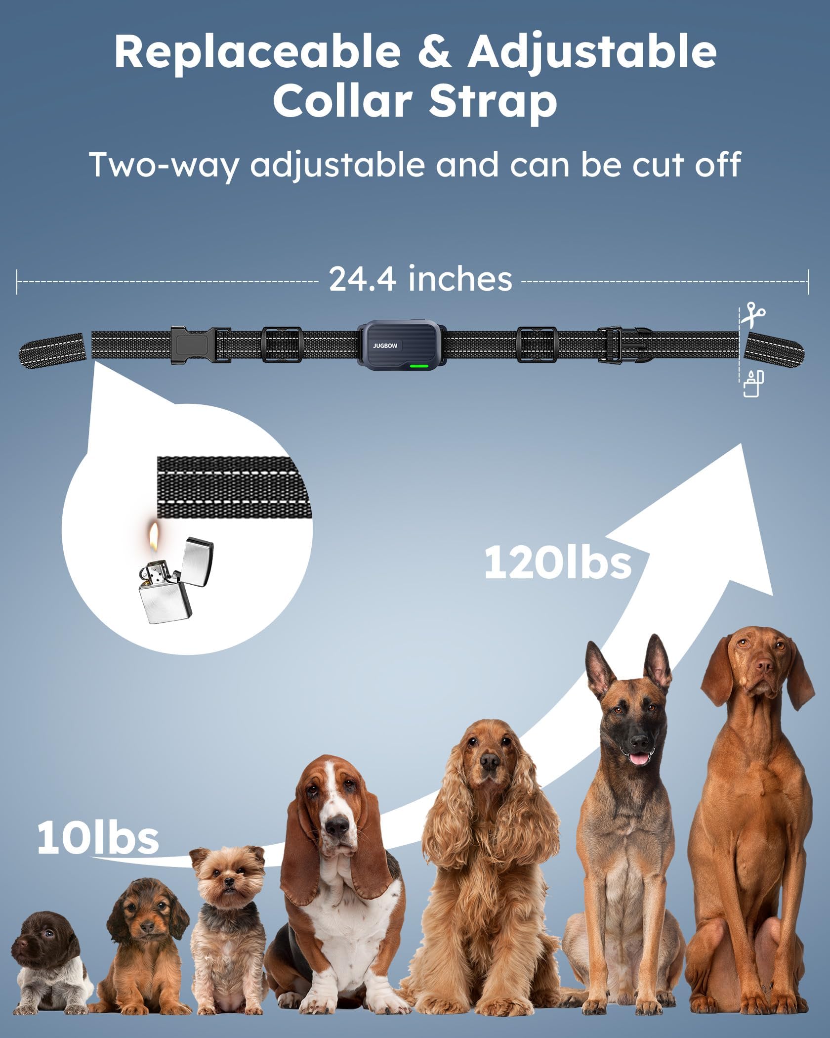 Jugbow long-lasting battery supports extended training sessions between charges.