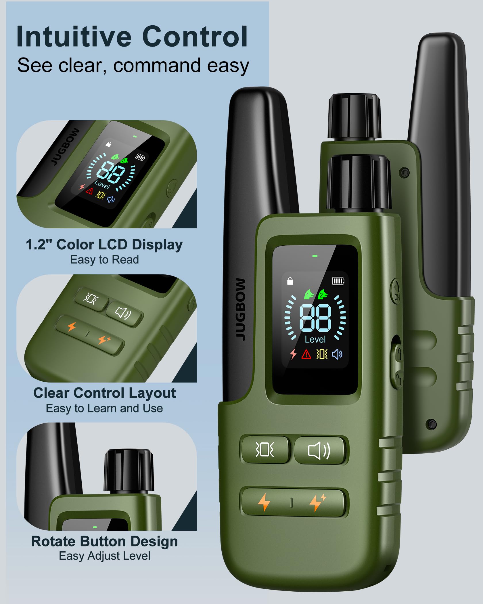 Jugbow long battery life reduces charging frequency during extended sessions.
