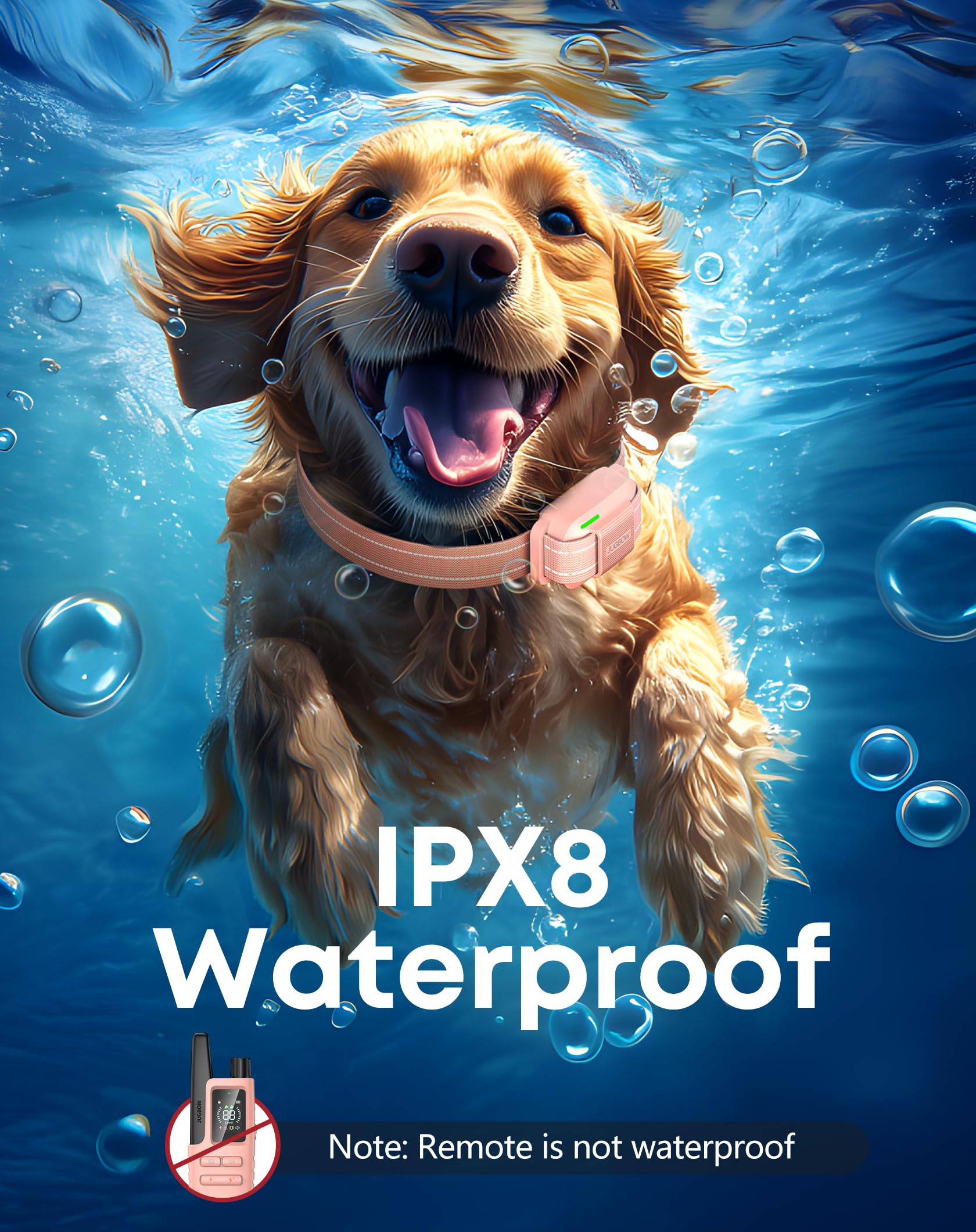 Jugbow IPX8 waterproof receiver for all-weather use