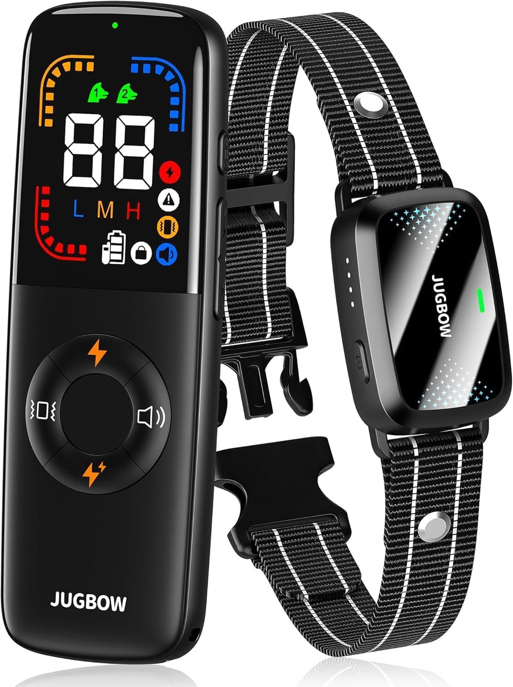 Jugbow dog shock collar remote with 4000ft range for flexible training indoors or outdoors