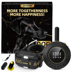 Jugbow dog shock collar remote for quick training sessions with adjustable modes.