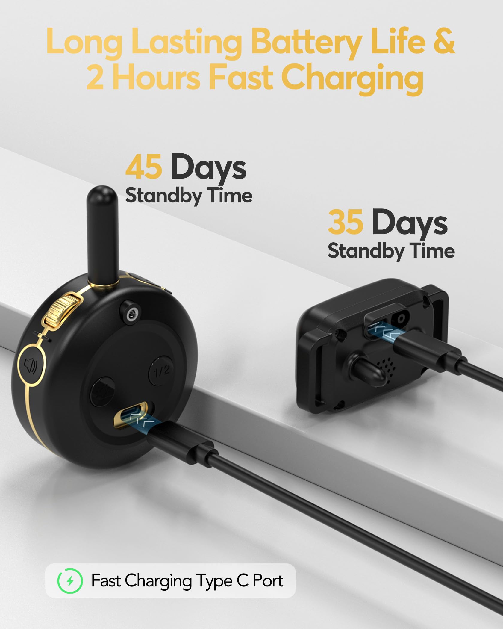 Jugbow safety lock prevents accidental activation during handling.