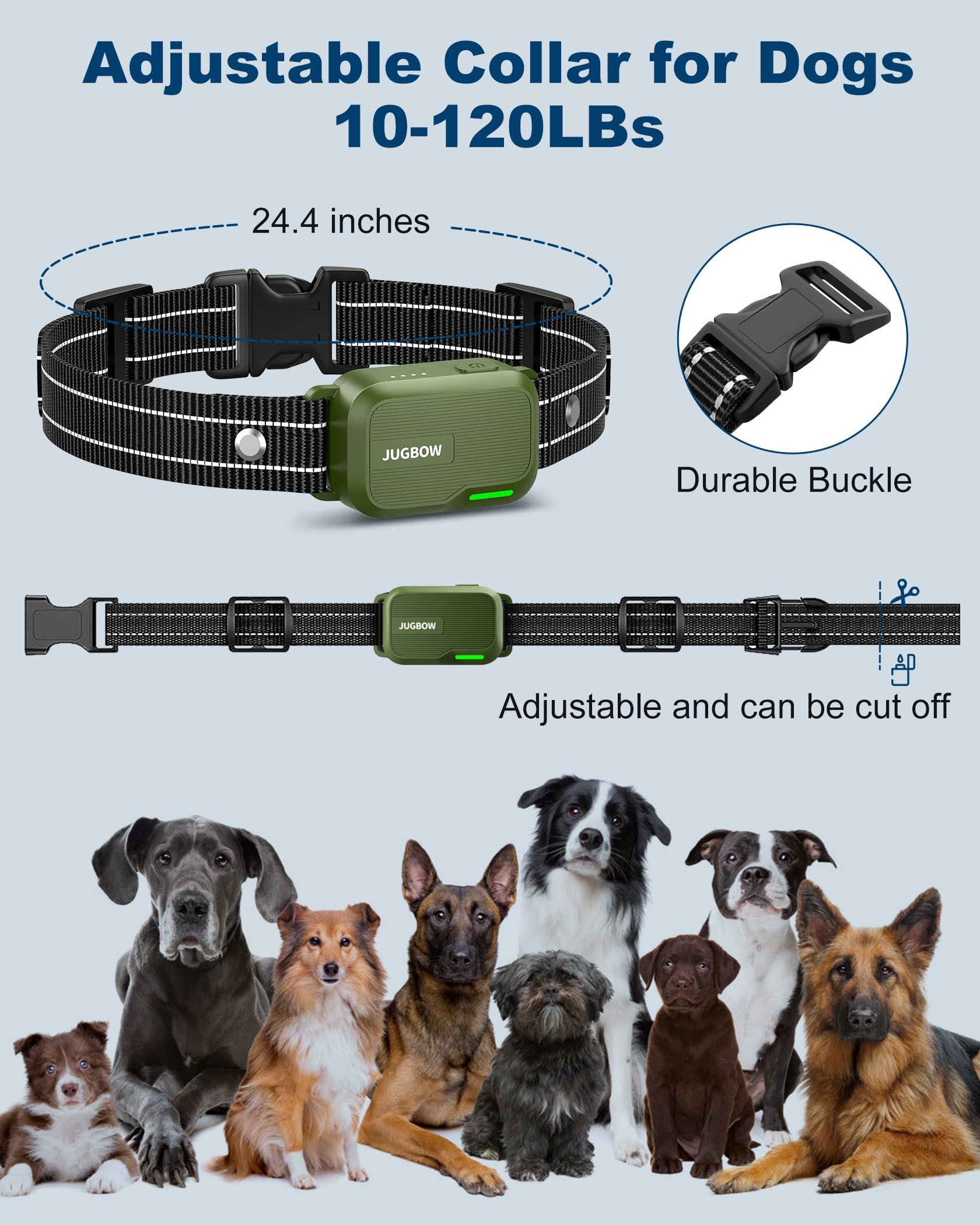 Jugbow dual-channel training system enabling two dogs training simultaneously.