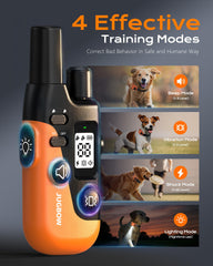Jugbow IPX8 waterproof collar suitable for swimming and rainy hikes.
