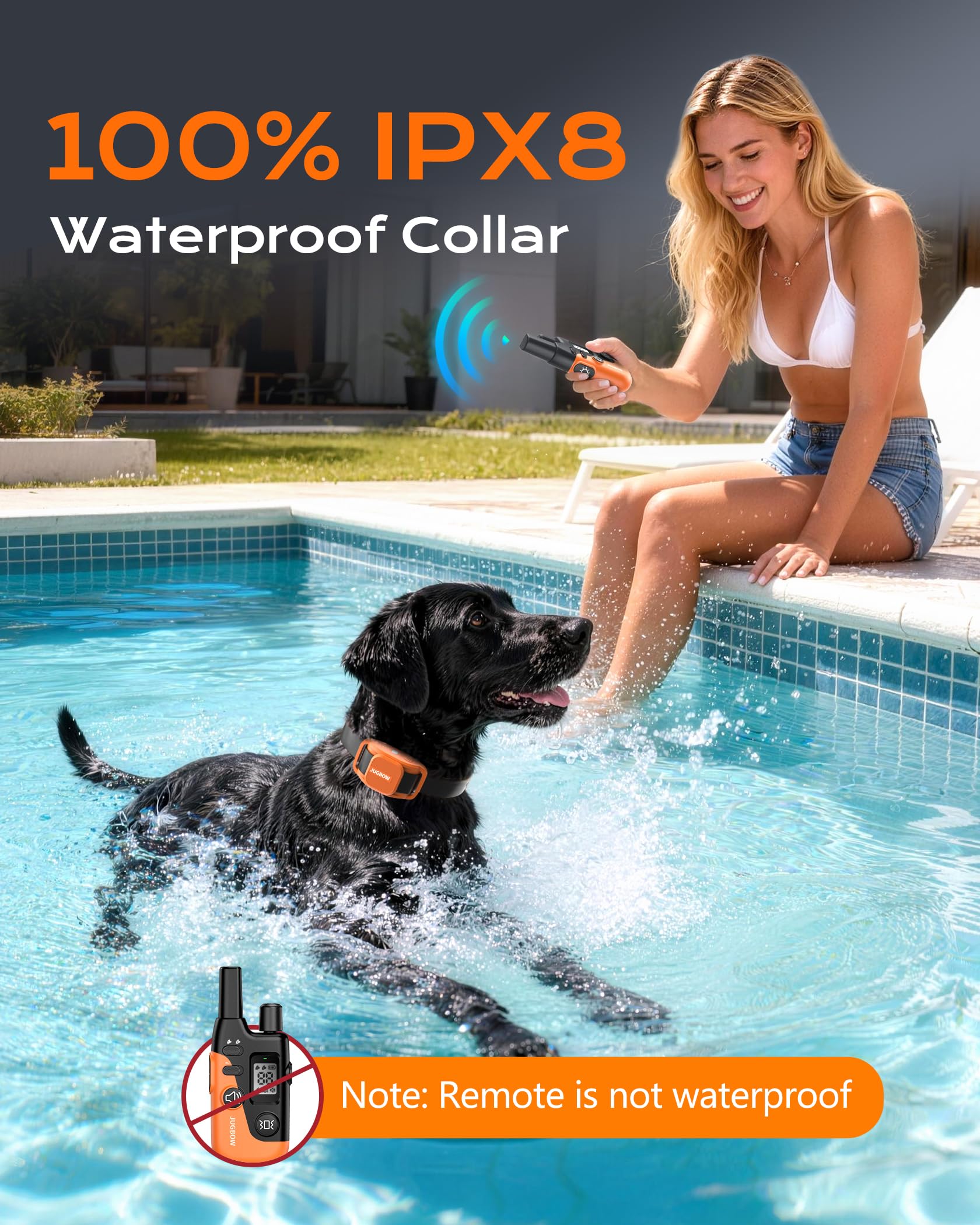 Jugbow remote safety lock prevents accidental activation during outdoor sessions.