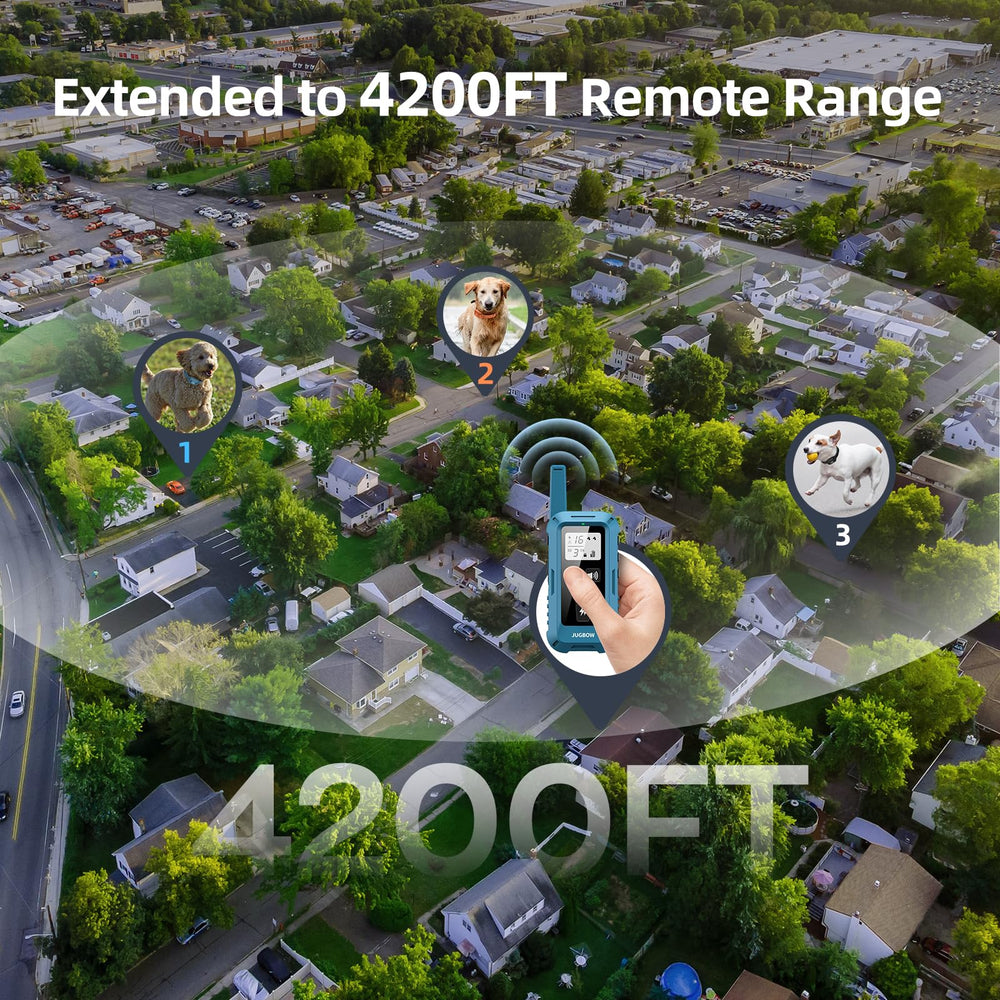 Jugbow training modes display Beep, Vibration, Static, and Boost options