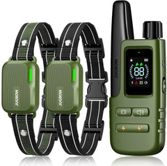 Jugbow two-dogs remote enables efficient recall training with one control.