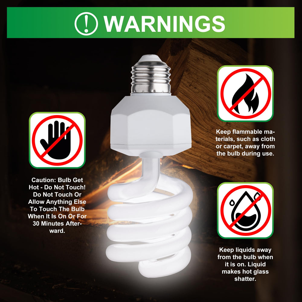 Jugbuy long-lasting reptile bulb saves energy and reduces replacements.