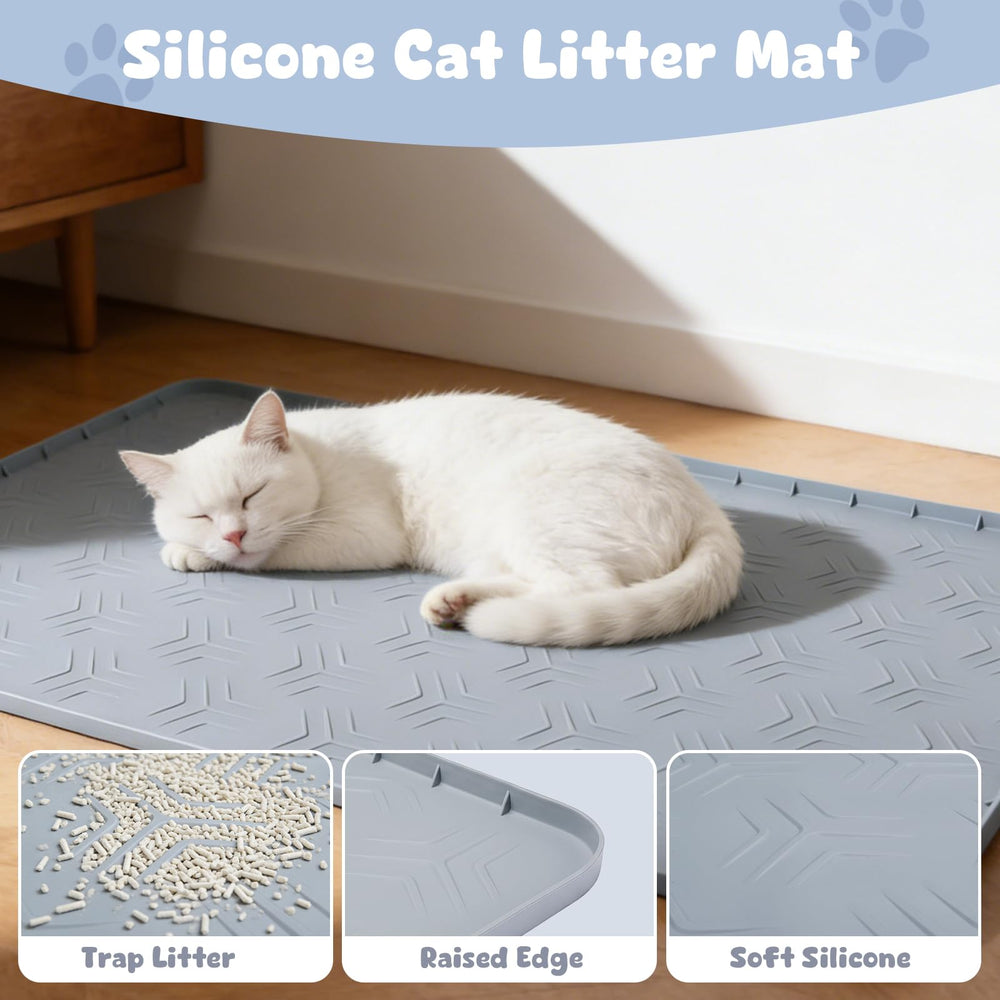 JUJOMAT gray silicone mat blends with home decor.