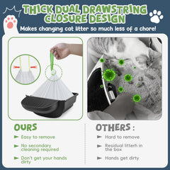 JUKAMO hygienic roll design enables easy one-handed removal.