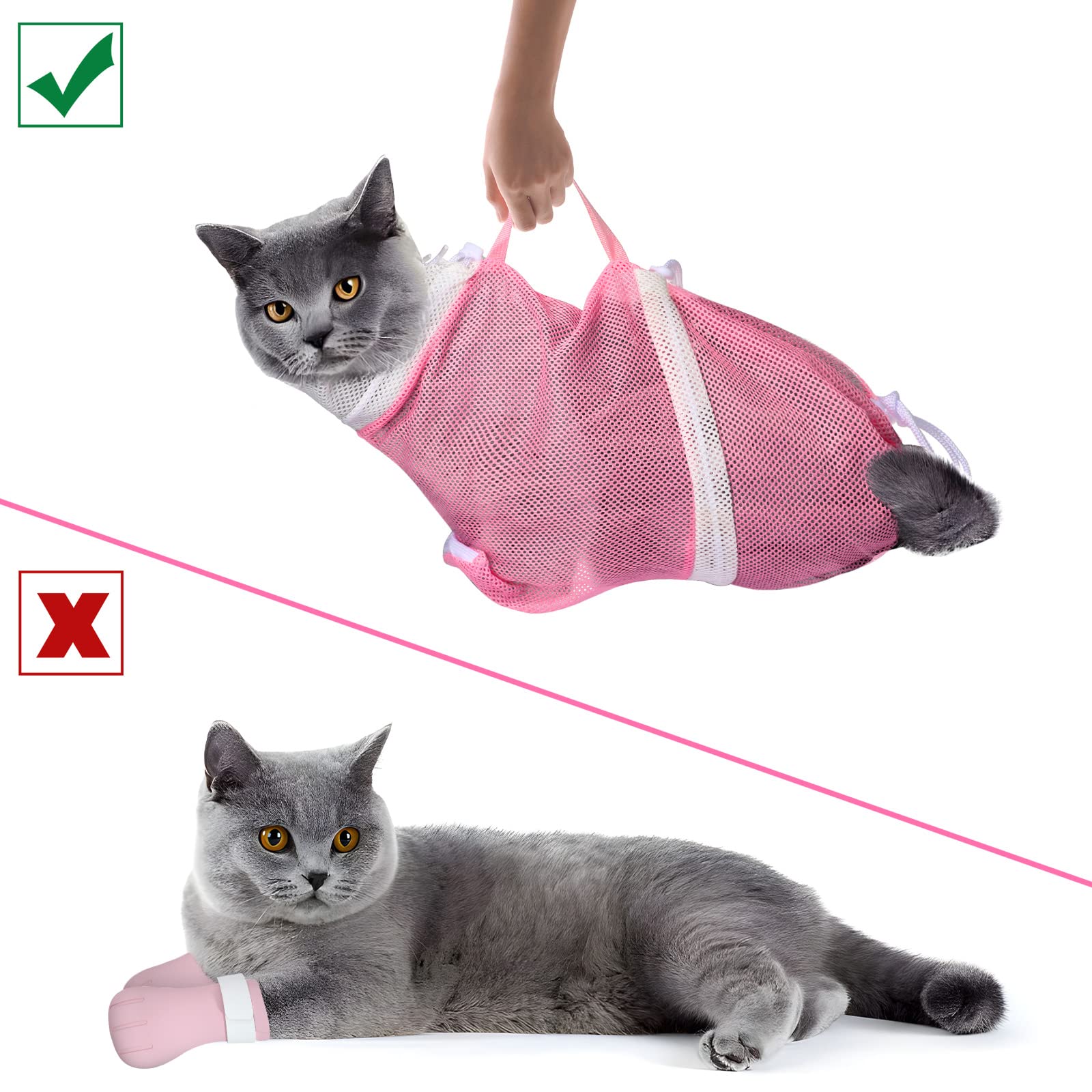 JULMELON cat nail caps protect nails during care.