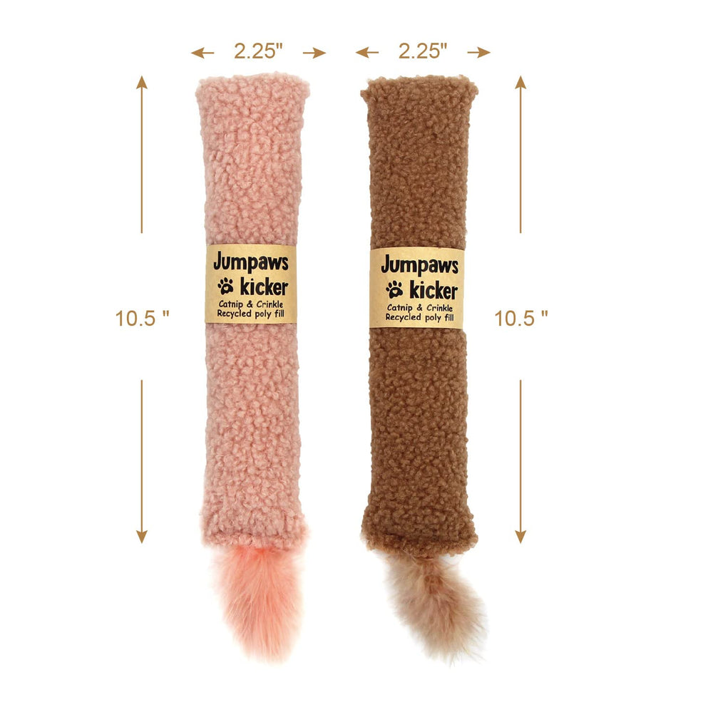 Jumpaws silvervine kicker crinkle design invites exploration and active play.