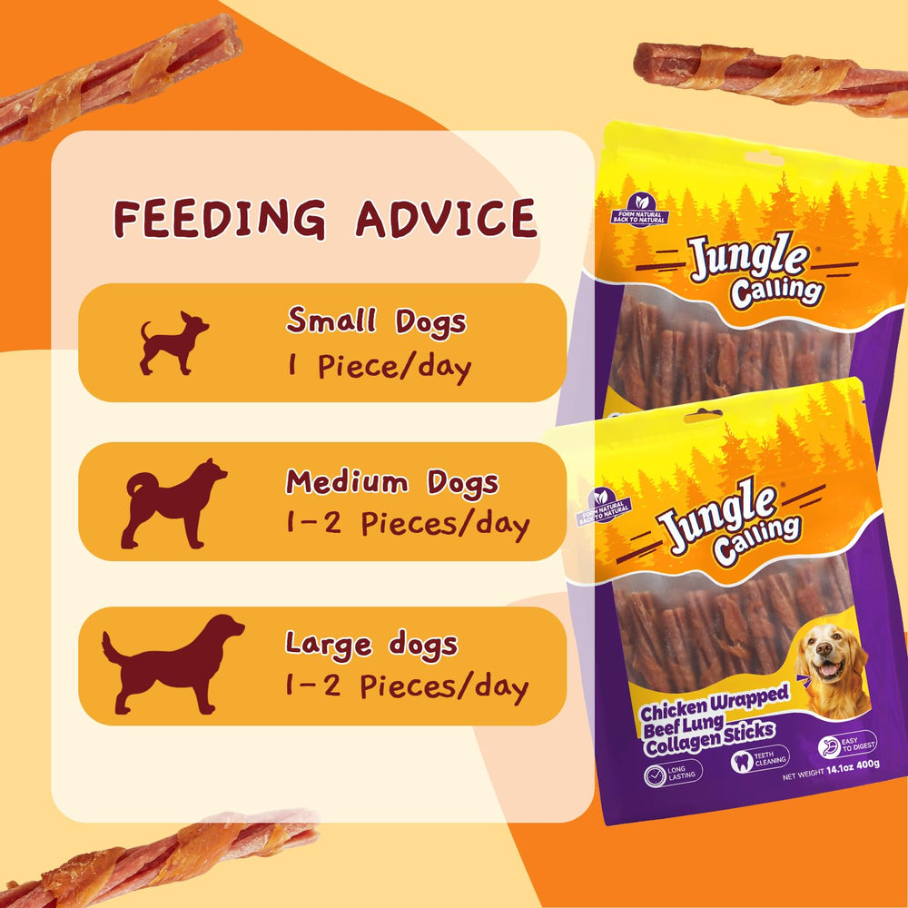 Jungle Calling beef-lung flavored bones capture savory aroma and satisfying chew experience
