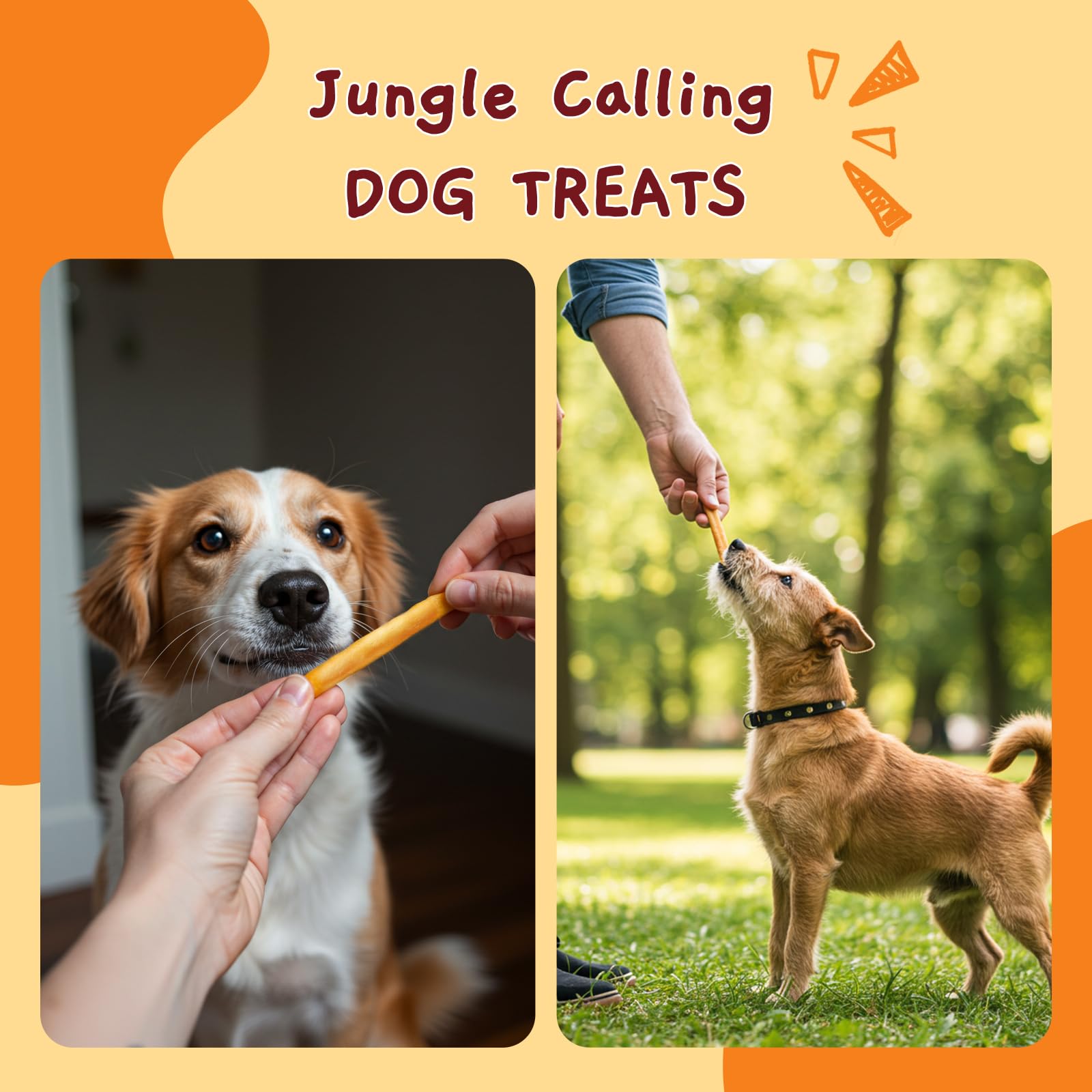 Jungle Calling calorie content graphic communicates pack energy per chew.