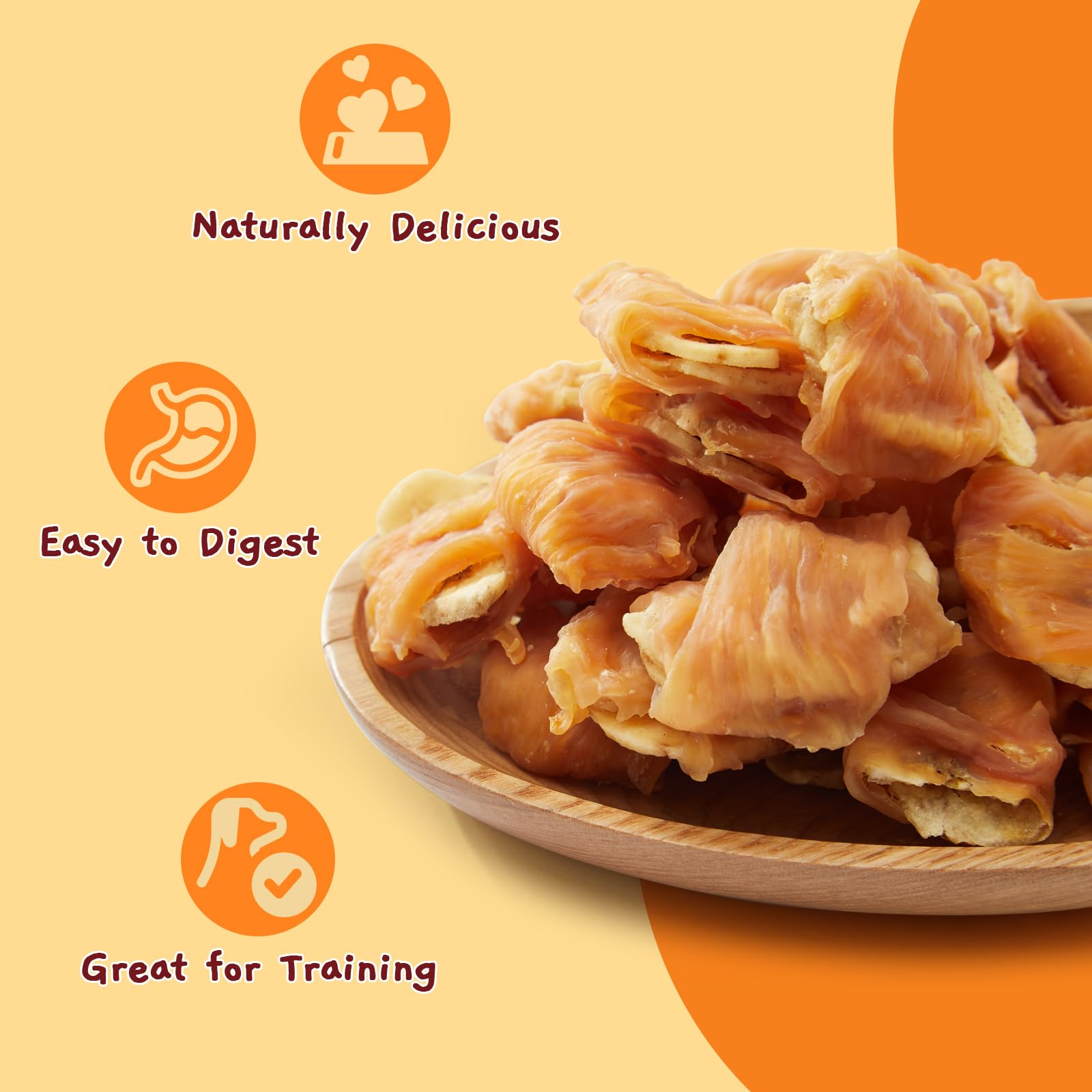 Jungle Calling chicken-banana dog treats closeup – digestion-friendly snack.