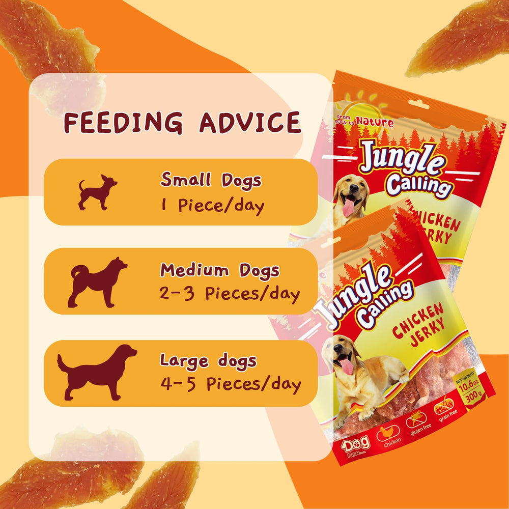 Jungle Calling packaging back with calories per pack for portions.