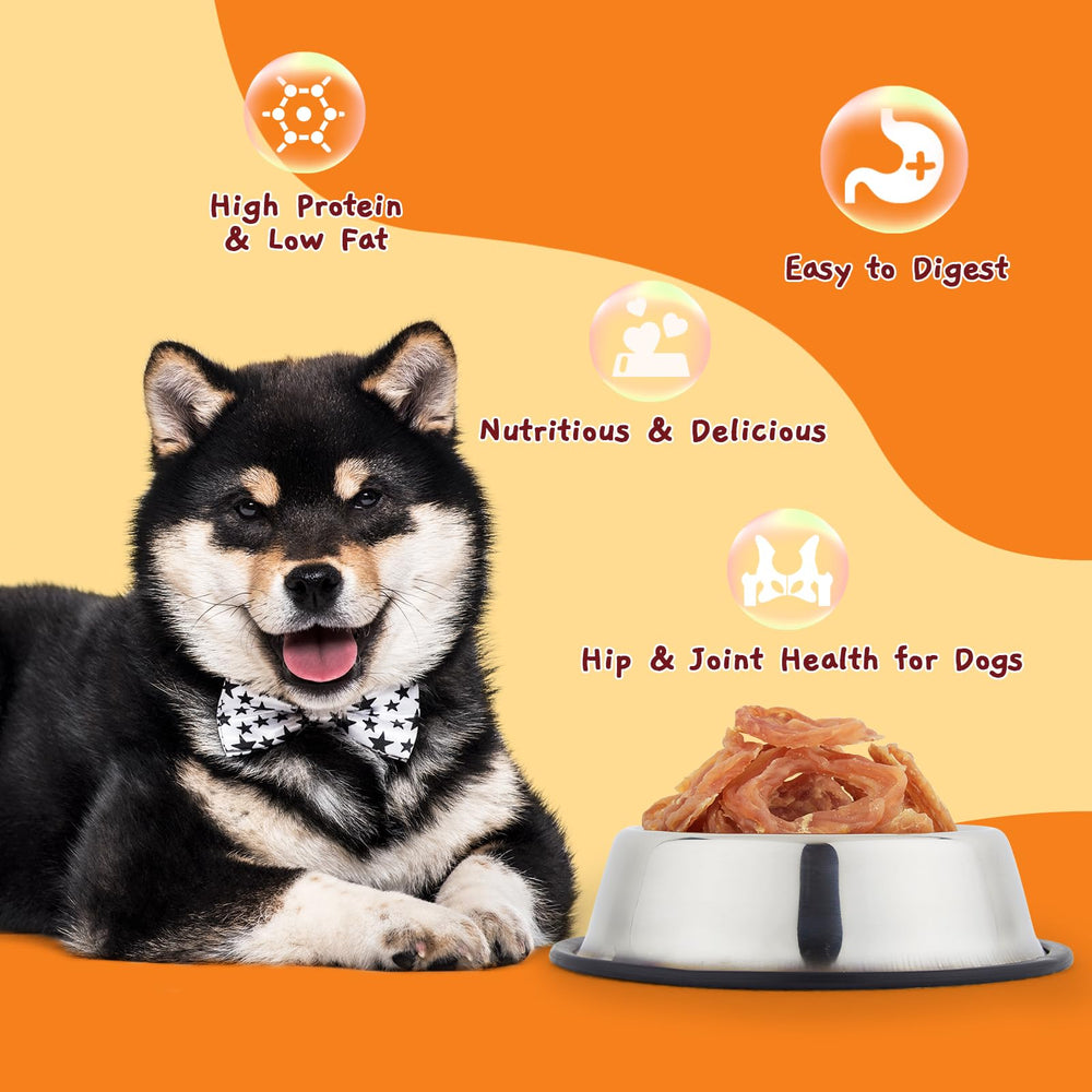 Training reward scenario with Jungle Calling Chicken Rings for positive reinforcement.