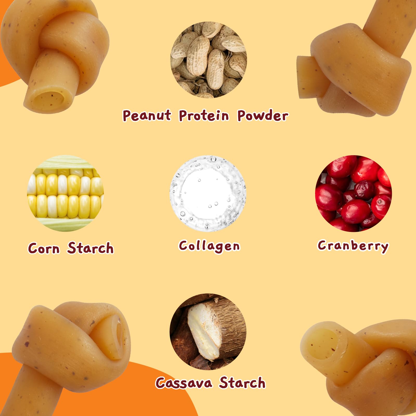 Jungle Calling dental puppy chews for small dogs promote easy chewing.