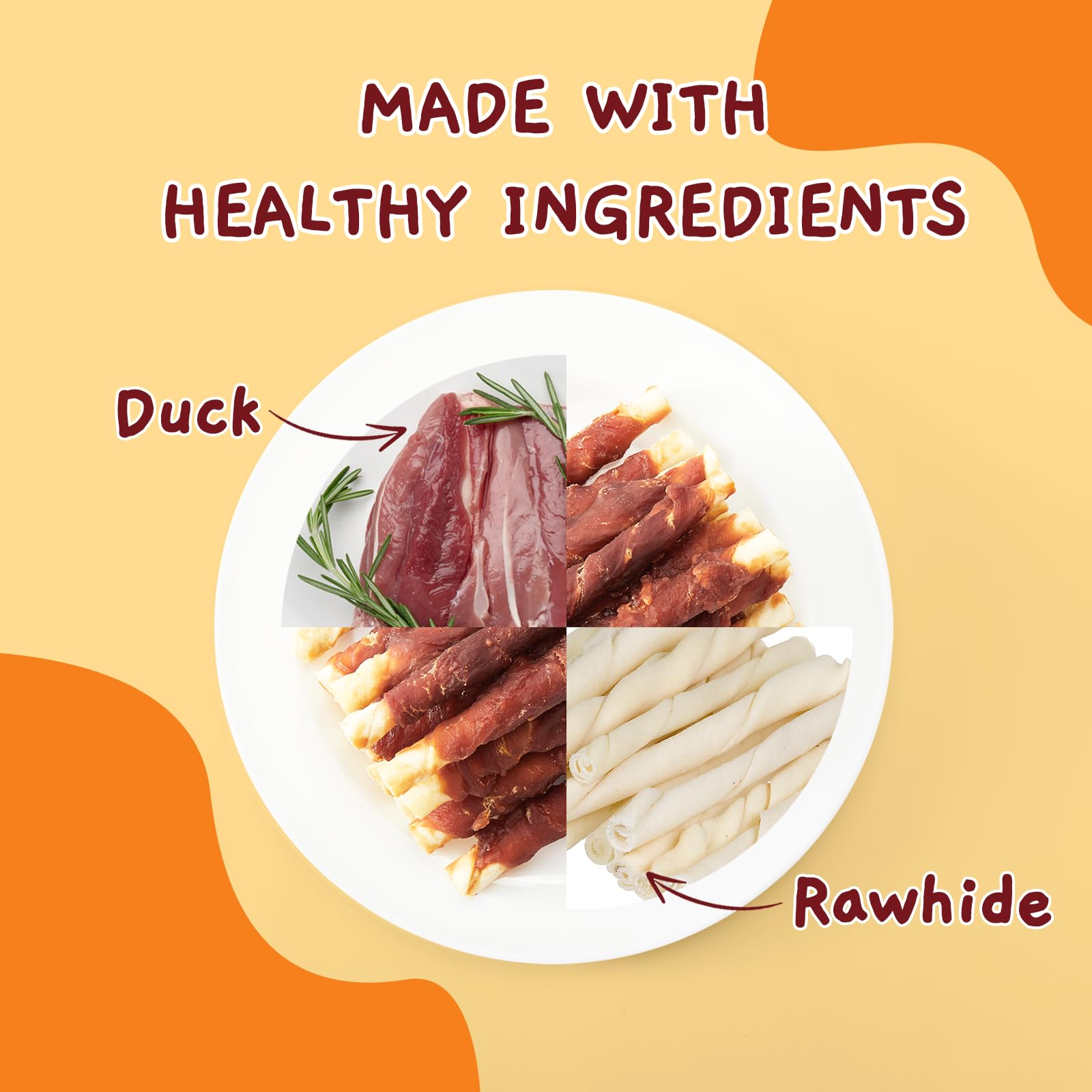 Jungle Calling dog chew packaging; durable, long-lasting treat for busy pups.