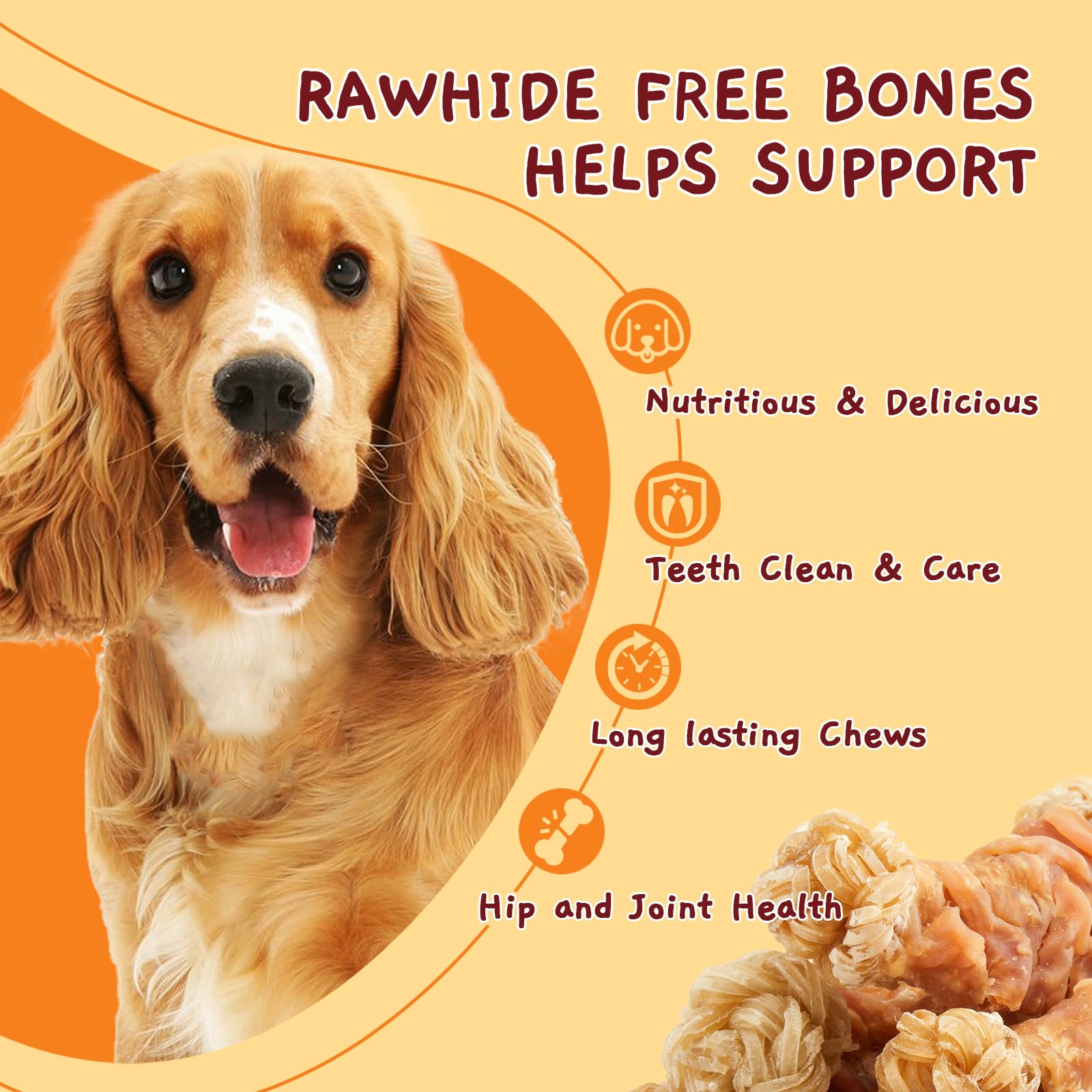 Jungle Calling dog chew for training, promotes positive chewing habits.