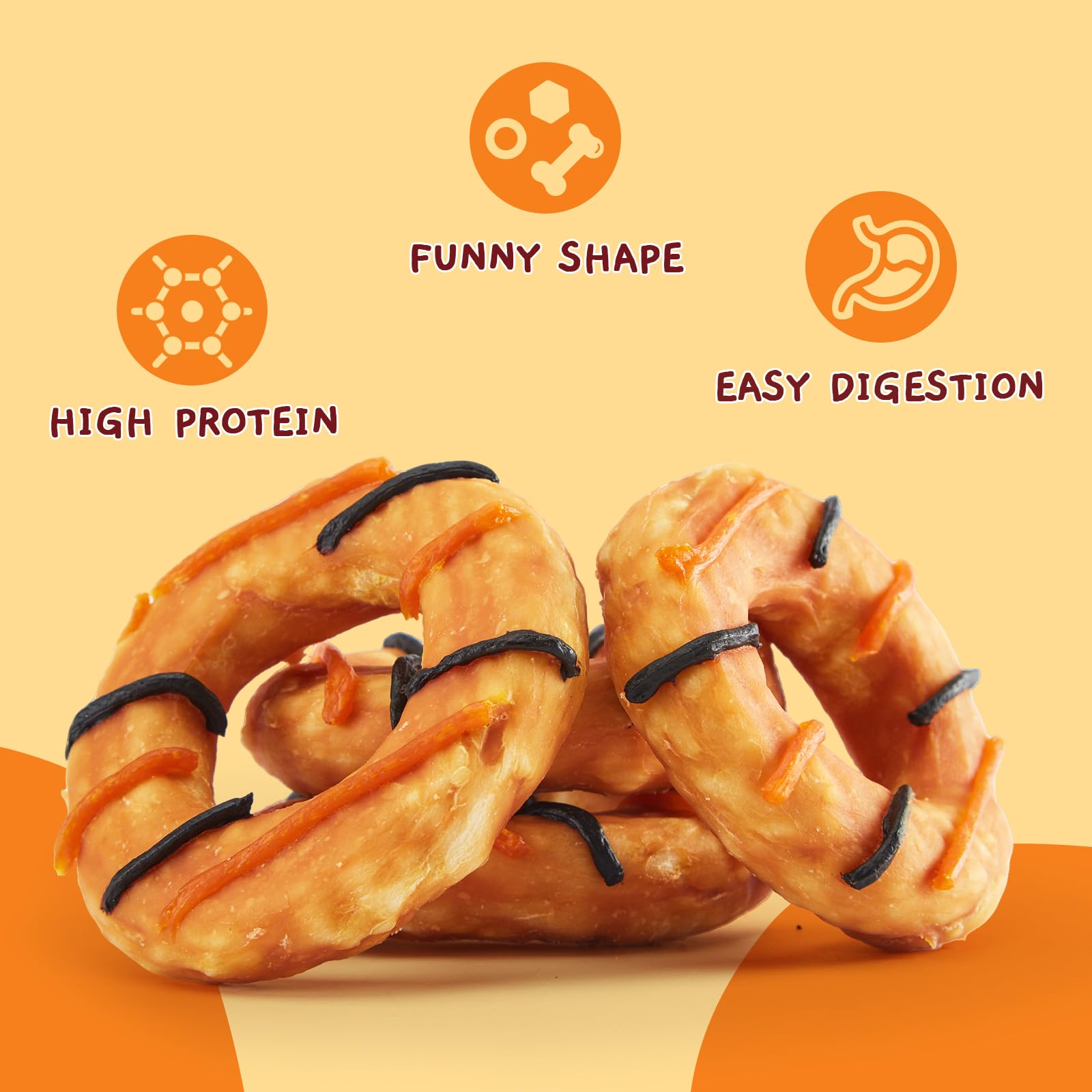 Jungle Calling dog chews in action demonstrate durable chews for energy.