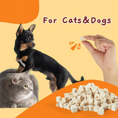 Jungle Calling chicken cubes dog treat ideal for training and daily rewards.
