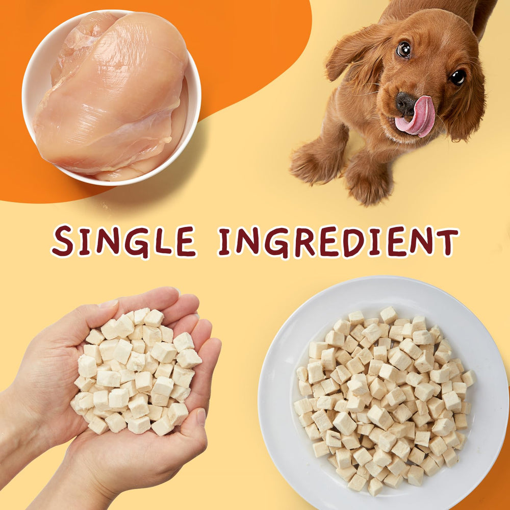 Jungle Calling freeze dried chicken treat snack for dogs and cats convenient between meals
