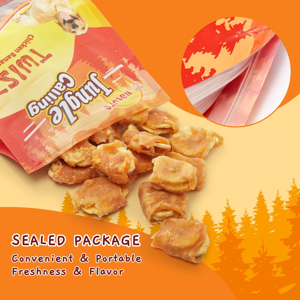 Jungle Calling fruit-and-protein-digestible-snack – balanced nutrition for small to medium dogs.