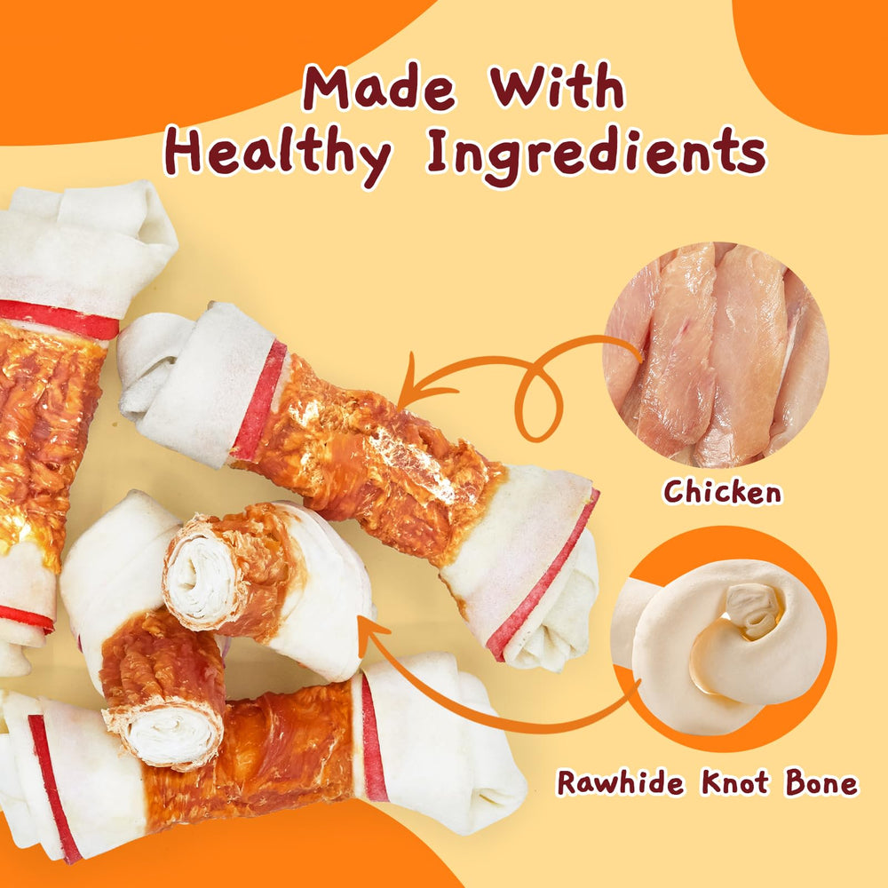 Jungle Calling large-dog chew rawhide bone – sturdy construction for extended play.